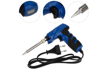 Паяльник-пистолет двухрежимный с керам. нагревателем, серия ПРОФИ, 25/130Вт, 230В REXANT