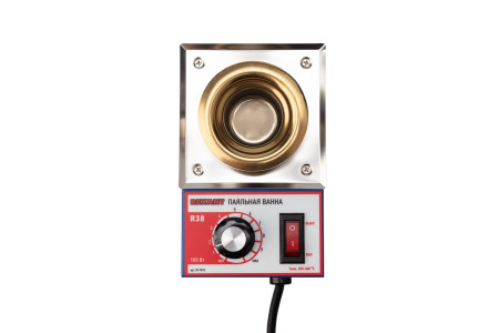 Паяльная ванна REXANT, модель R38, 100 Вт, ø 38 мм, 200-480 °C