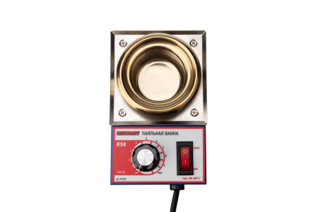 Паяльная ванна REXANT, модель R50, 150 Вт, ø 50 мм, 200-480 °C