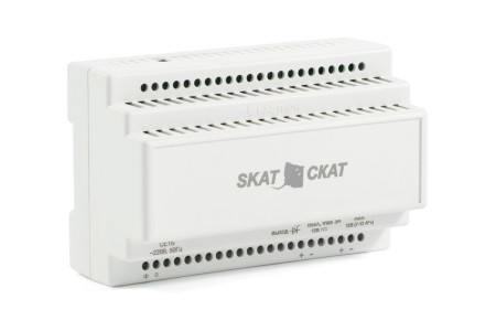 SKAT-12-3.0 DIN (СКАТ ИБП-12/3-DIN) источник питания 12В 3А пластиковый корпус под DIN рейку 35 мм