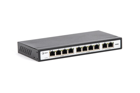 SKAT PoE-8E-2G коммутатор PoE Plus, мощность 120Вт, порты: 8-Ethernet, 2-Uplink