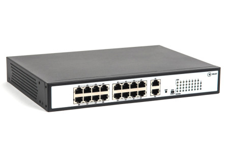 SKAT PoE-16E-2G коммутатор PoE Plus, мощность 250Вт, порты: 16-Ethernet, 2-Uplink