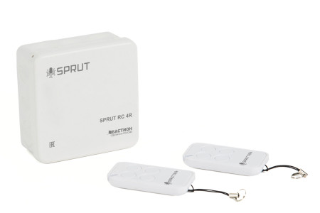 SPRUT RC 4R Комплект радиоуправления тревожной сигнализацией до 150 метров 4 реле SPRUT RC 4R Комплект радиоуправления тревожной сигнализацией до 150 метров 4 реле