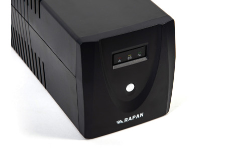 RAPAN-UPS 1000 источник питания 220В 1000ВА/600Вт меандр с АКБ 2х7Ач интерактивный
