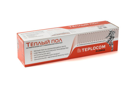 Маты нагревательные двухжильные TEPLOCOM ProМНД-1,5-240 Вт L=3м, 1,5м², R=195,9Ом