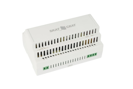 SKAT-24-4.0 DIN (СКАТ ИБП-24/4-DIN) источник питания 24В 4А АКБ внеш.12-17Ач