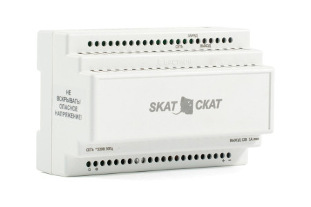 SKAT-12DC-1.0 Li-ion (СКАТ ИБП-12/1-3,2/Li-DIN) источник питания на Li-ion АКБ 52