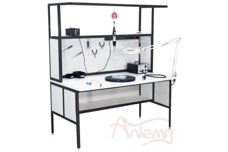 АРМ-4320-ESD Стол слесаря-сборщика радиоаппаратуры с антистатической столешницей АРМ-4320-ESD Стол слесаря-сборщика радиоаппаратуры с антистатической столешницей