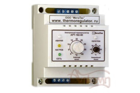 Терморегулятор АРТ-182 (напряжение 220В) с датчиками KTY-81-110, 1-3 кВт, DIN