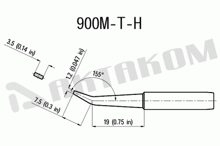 900M-T-H Наконечник