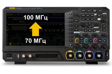 MSO5000-BW0T1 Опция расширения полосы пропускания с 70 МГц до 100 МГц