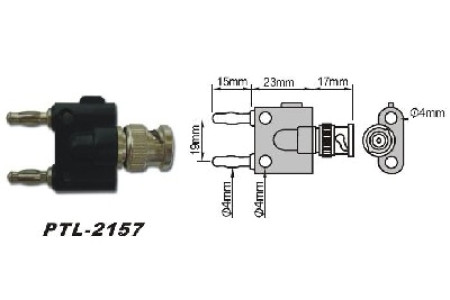 PTL-2157 Переходник BNC-банан